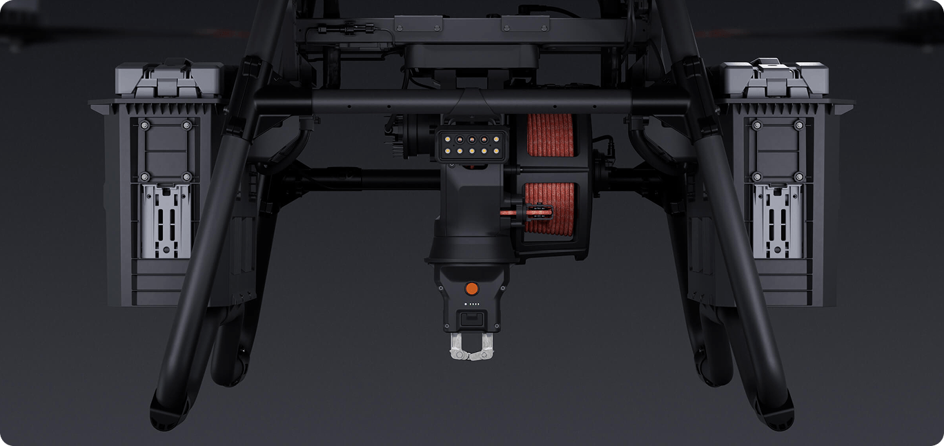 DJI FlyCart 100 sistema de guincho principal